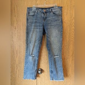 Dear John distressed crop jeans size 30